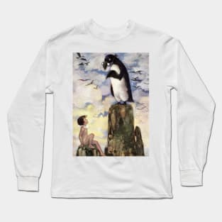 The last of the Gairfowl by Jessie Willcox Smith Long Sleeve T-Shirt